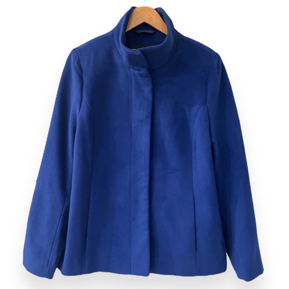 Lands’ End Classic Stand-collar Jacket | Size 12 | Cobalt Blue | NWT | $65 - Picture 8 of 8